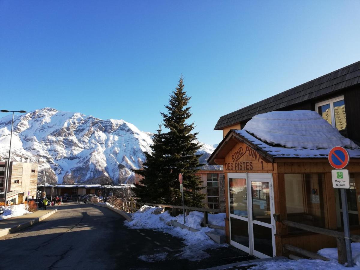 Orcieres Rond Point Des Pistes, Front De Neige Apartment Exterior foto